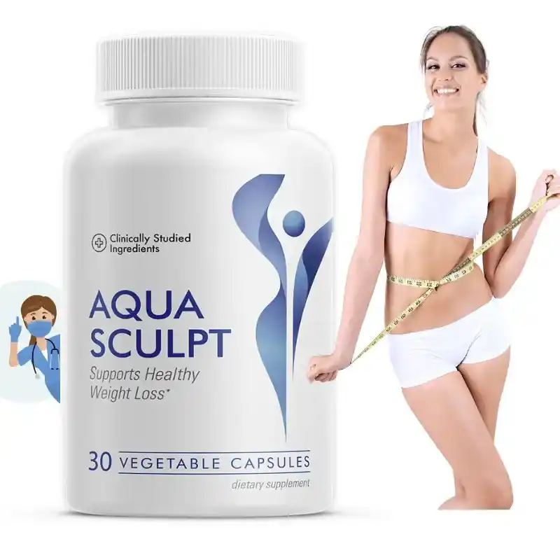 AquaSculpt weight loss supplement bottle, official 2026 formula